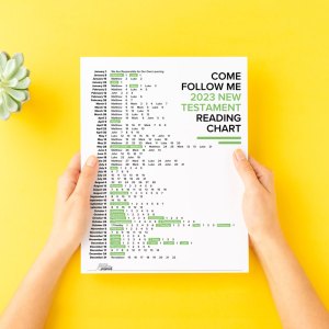 2023 COME FOLLOW ME NEW TESTAMENT READING CHART